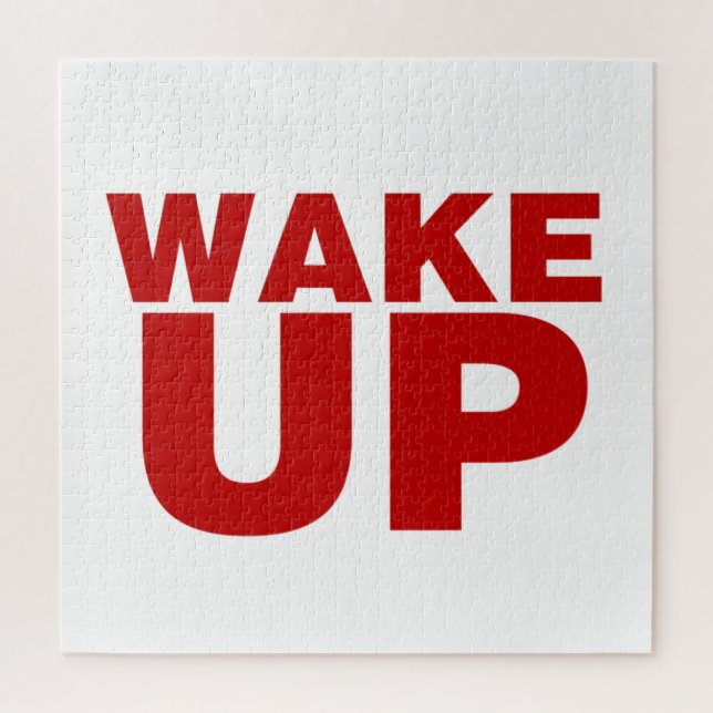 Wake Up Red Jigsaw Puzzle (Vertical)