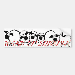 Wake Up Sheeple Bumper Sticker