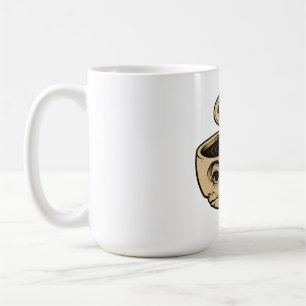 Wake Up & Watch – Surreal Coffee Cup Design