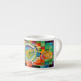 Wake up with colour mug! espresso cup
