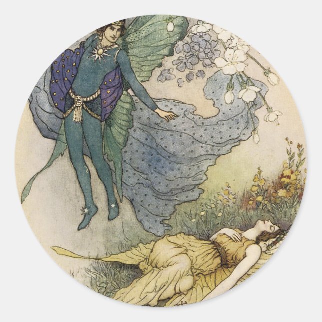 Wake When Some Vile Thing is Near Classic Round Sticker (Front)