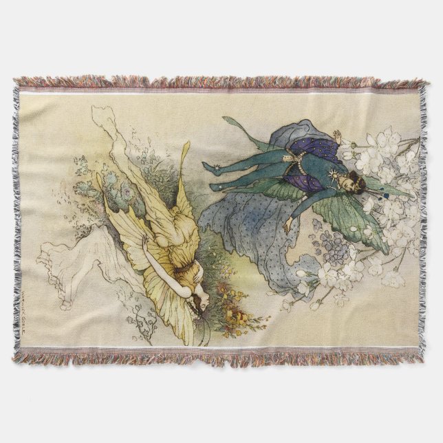 Wake When Some Vile Thing is Near Throw Blanket (Front)