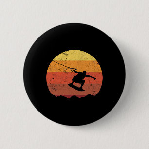 Wakeboard 6 cm round badge