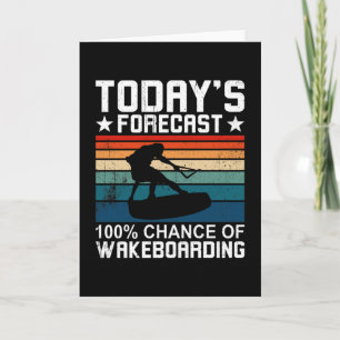 Wakeboard and Wakeboarding Forecast Card