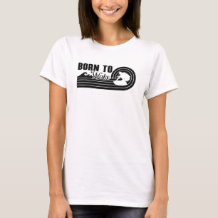 Wakeboard Born To Wake Wakeboarding Wakeboarder T-Shirt