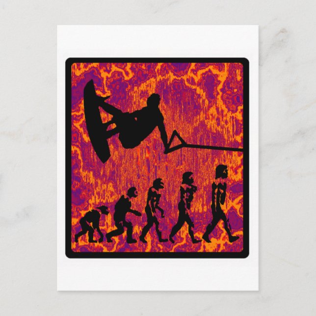 Wakeboard Dawn Progress Postcard (Front)