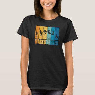 Wakeboard Lifestyle Vintage Palm Trees   T-Shirt