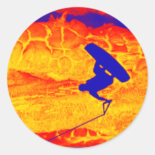 Wakeboard Mystic Classic Round Sticker