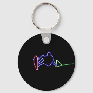 Wakeboard Neon 3-Colour Key Ring