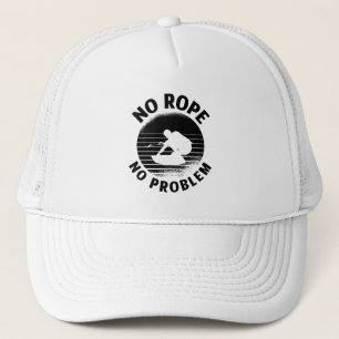 Wakeboard No Rope No Problem Wake Wakeboarder Trucker Hat