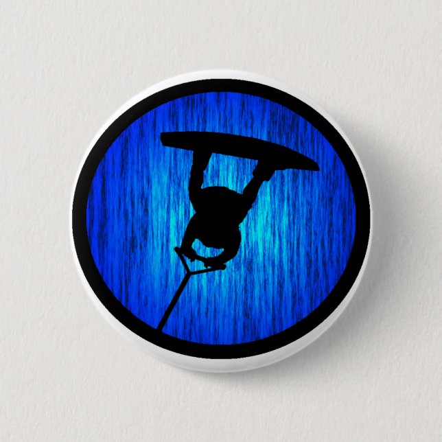 Wakeboard Raley Snap 6 Cm Round Badge (Front)