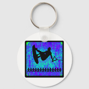 Wakeboard Simple Morning Key Ring
