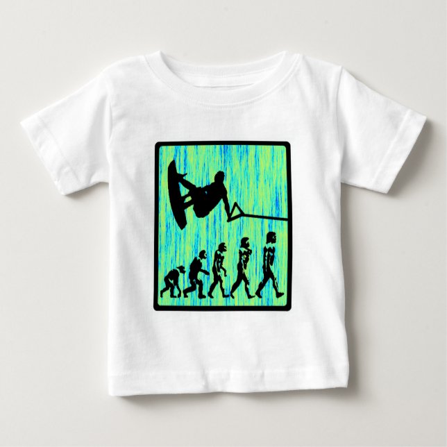 Wakeboard Styled Evolution Baby T-Shirt (Front)
