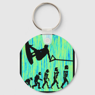 Wakeboard Styled Evolution Key Ring