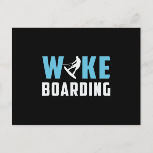 Wakeboard Wakeboarder Surfing Funny Wakeboarding Postcard