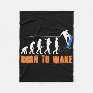 Wakeboard Wakeboarder Wakeboarding Freestyle Wake  Fleece Blanket