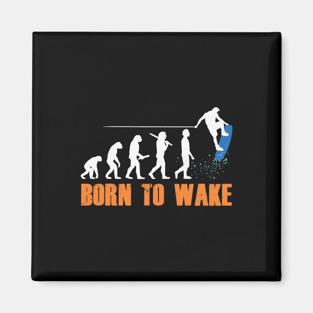 Wakeboard Wakeboarder Wakeboarding Freestyle Wake  Magnet (Front)