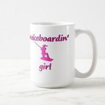 Wakeboardin' Girl Mug