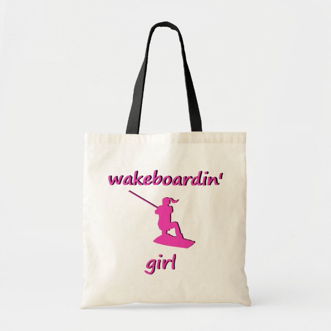 Wakeboardin' Girl Tote (Front)