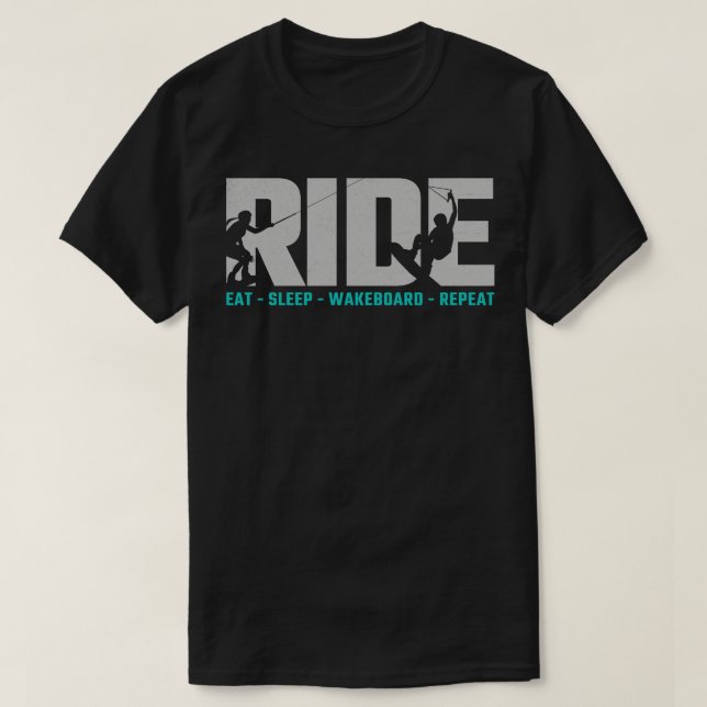 wakeboarding 6 T-Shirt (Design Front)