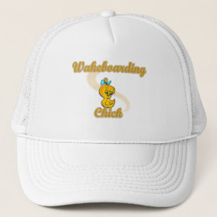 Wakeboarding Chick Trucker Hat