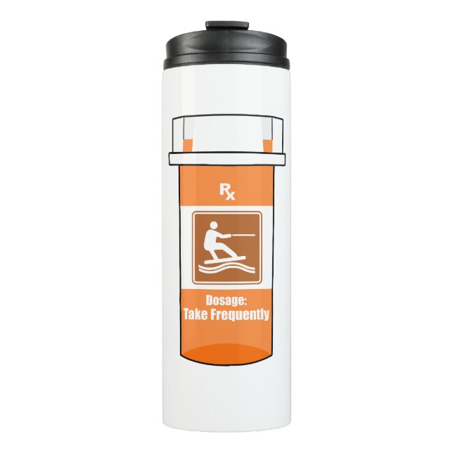 Wakeboarding Is My Drug Thermal Tumbler (Front)