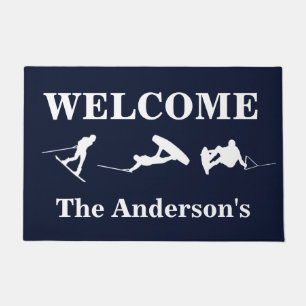 Wakeboarding Personalised Doormat