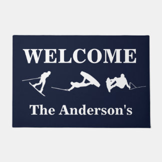 Wakeboarding Personalised Doormat