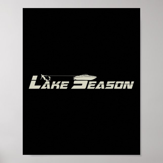 Wakeboarding, Wake Surfing And Boating  Poster (Front)