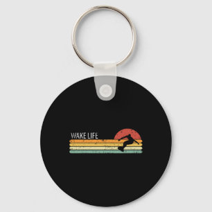 Wakesurfing Life Wakesurf Wakesurfer Vintage Retro Key Ring