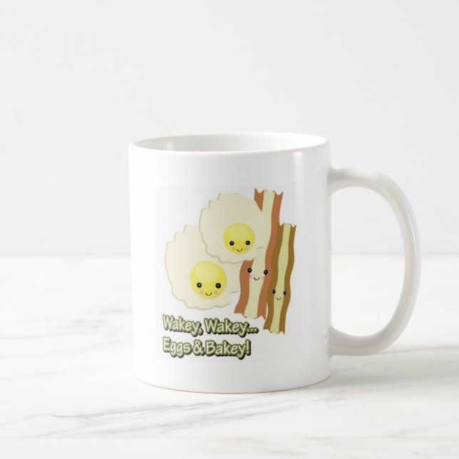 Wakey Wakey Eggs & Bakey! Coffee Mug (Right)