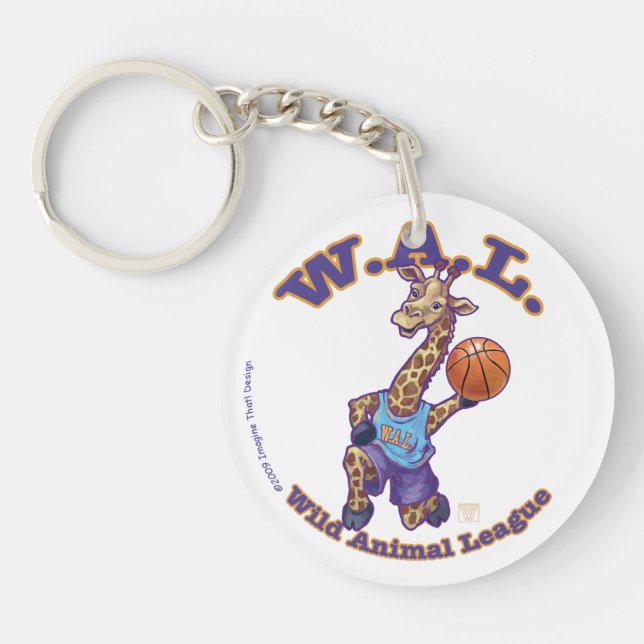 WAL Basketball Key Ring (Front)