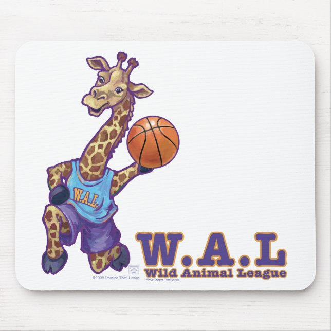 WAL Basketball Mouse Pad (Front)