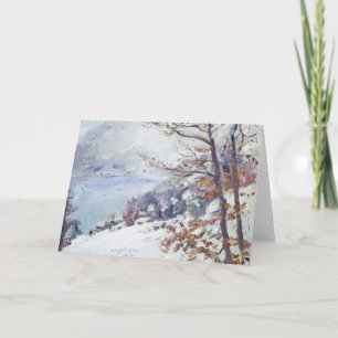 Walchensee in Winter Lovis Corinth Card