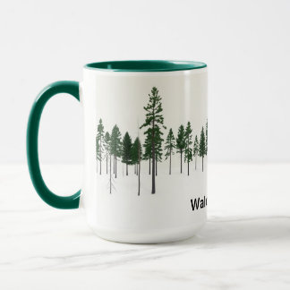 Waldeinsamkeit Forest Solitude Aesthetic Mug