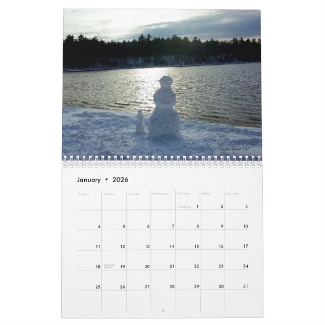 Walden Pond 2014 Calendar with Thoreau quotations (Jan 2026)