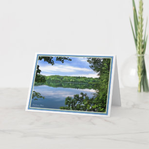 Walden Pond: Landscape view Holiday Card