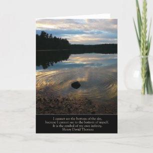 Walden Pond "My Own Infinity" Card
