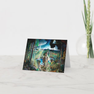 Walden Pond Revisited by Newell Convers Wyeth Thank You Card