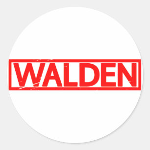 Walden Stamp Classic Round Sticker