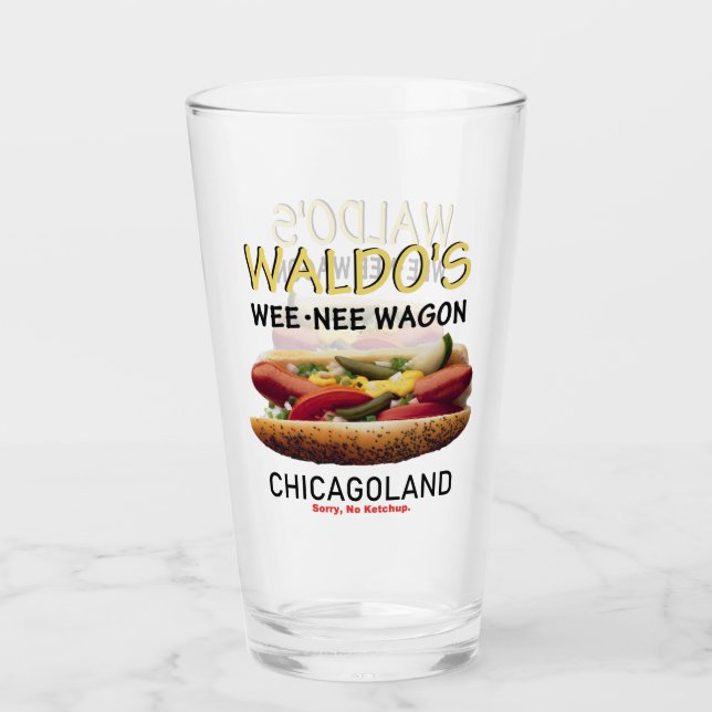 Waldo's Wee Nee Wagon, Chicagoland Glass (Front)