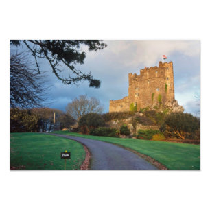 Wales - A private welsh castle near St. Photo Print