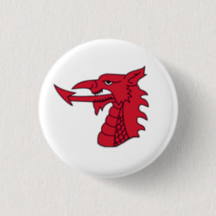 Wales Badge - Welsh Dragon Head