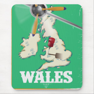 Wales, British Isles Vintage Travel poster Mouse Pad