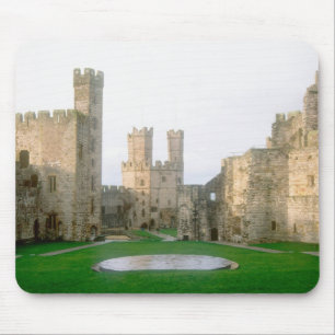 Wales, Caernarfon castle, one of Edward's 2 Mouse Pad