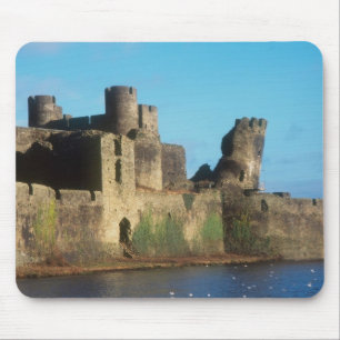 Wales - Caerphilly castle, with a view of the Mouse Pad