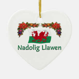 \Wales Christmas Ceramic Tree Decoration