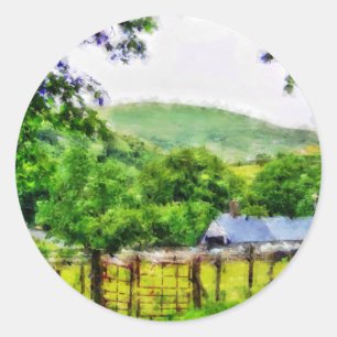 WALES CLASSIC ROUND STICKER