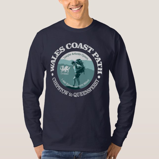 Wales Coast Path (T) T-Shirt (Front)