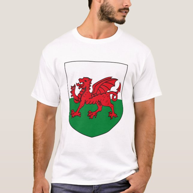 Wales Coat of Arms T-shirt (Front)